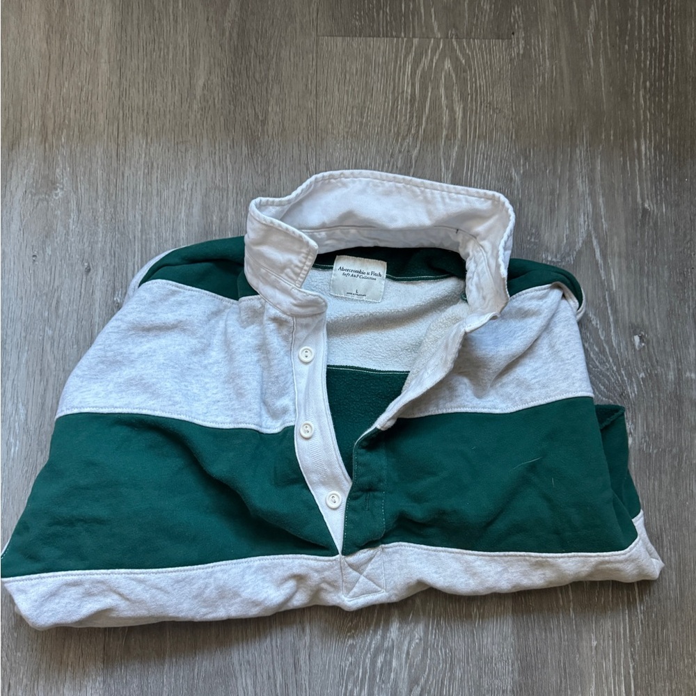 Abercrombie Cropped Rugby Polo